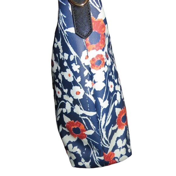 Trina Turk Kardin De Paris Floral Poppies Vegan Leather Double Handle Tote NWT - Picture 4 of 12